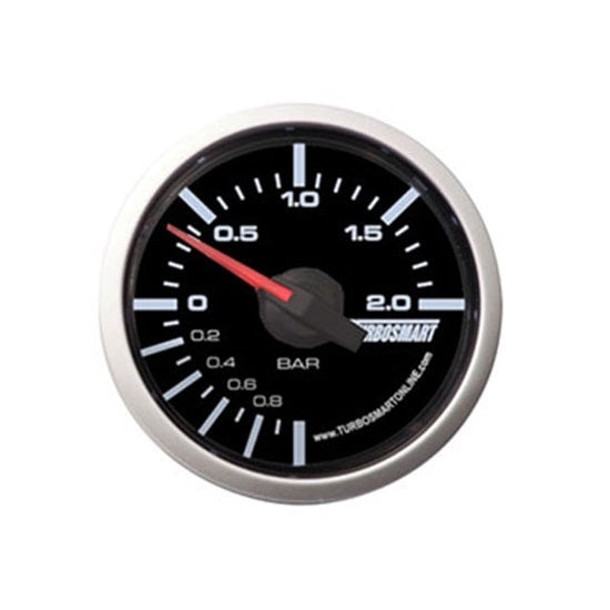 Turbosmart Boost/Turbo Pressure 52mm Mechanical Analogue Gauge - BAR