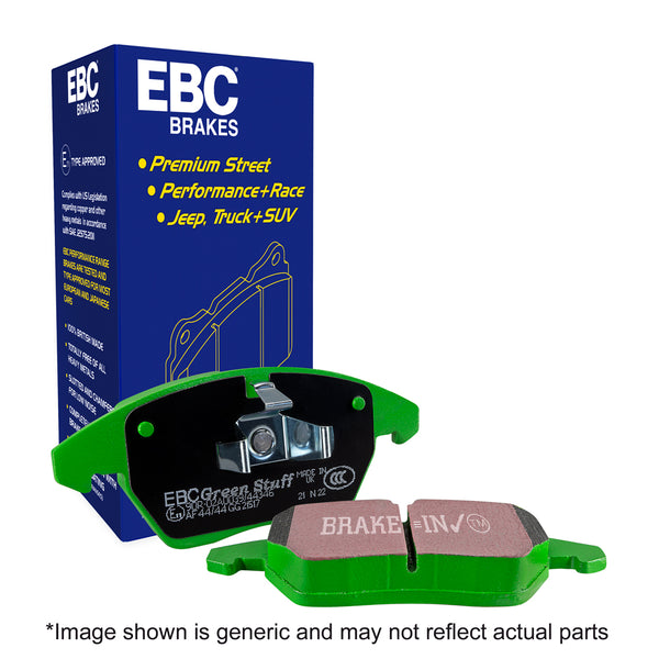 EBC Greenstuff Brake Pads (REAR) - Ford Focus ST MK2