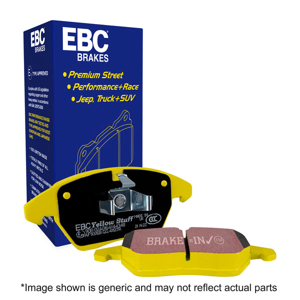 EBC Yellowstuff Brake Pads (REAR) - Ford Focus ST MK2