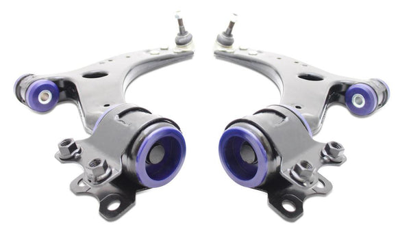 SuperPro Front Control Arm Kit (21mm Ball Joints) After March 2006 - Ford Focus ST225 MK2